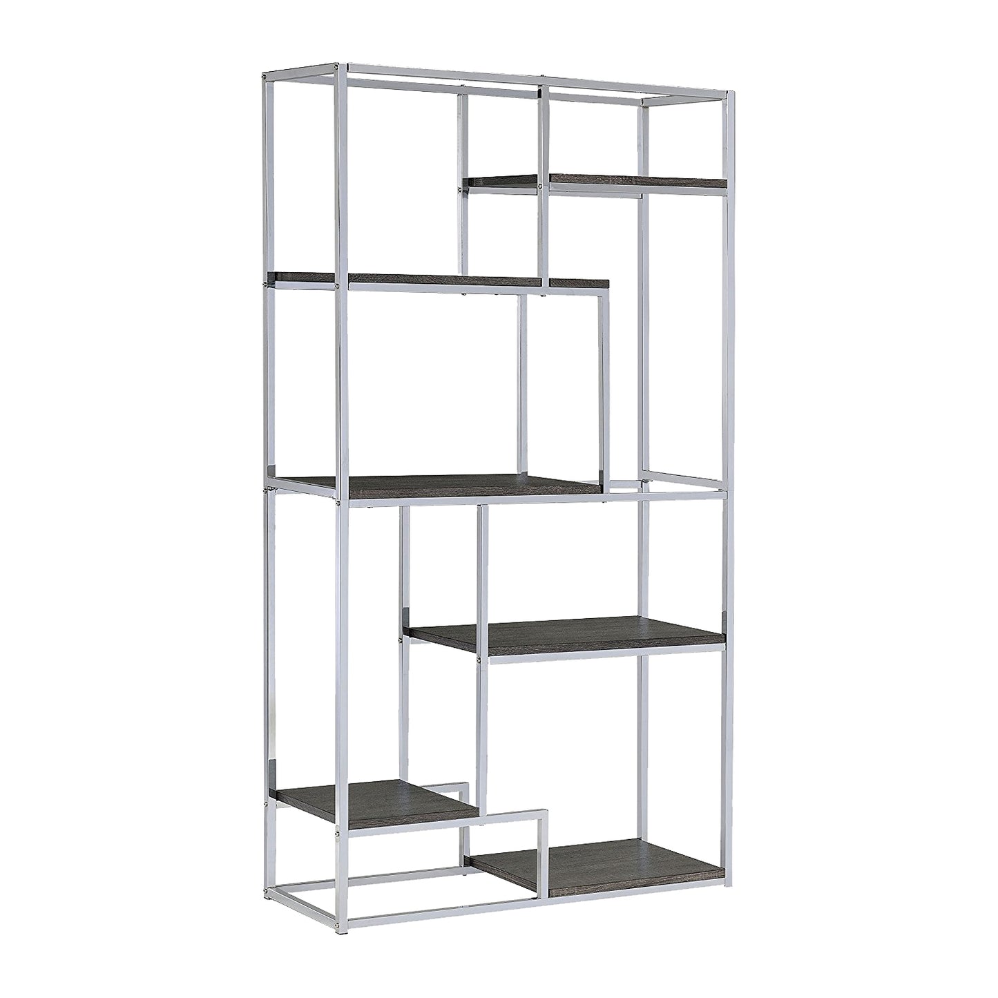Chrome Black Bookshelf