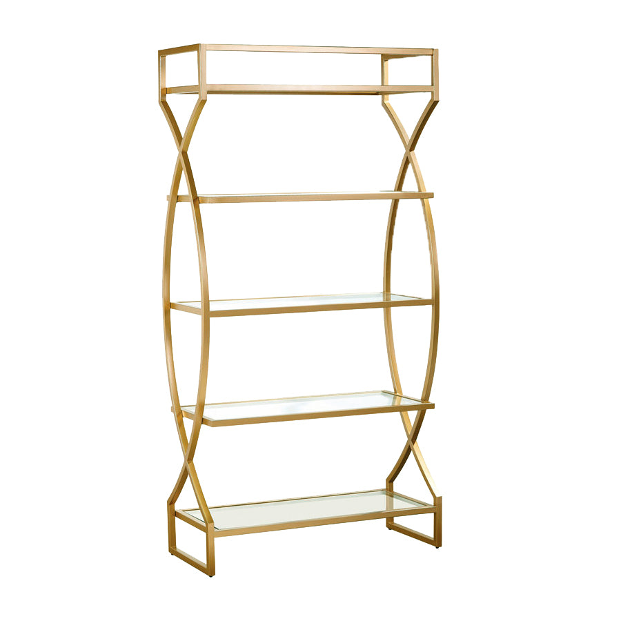 Gold Lechworth Bookshelf
