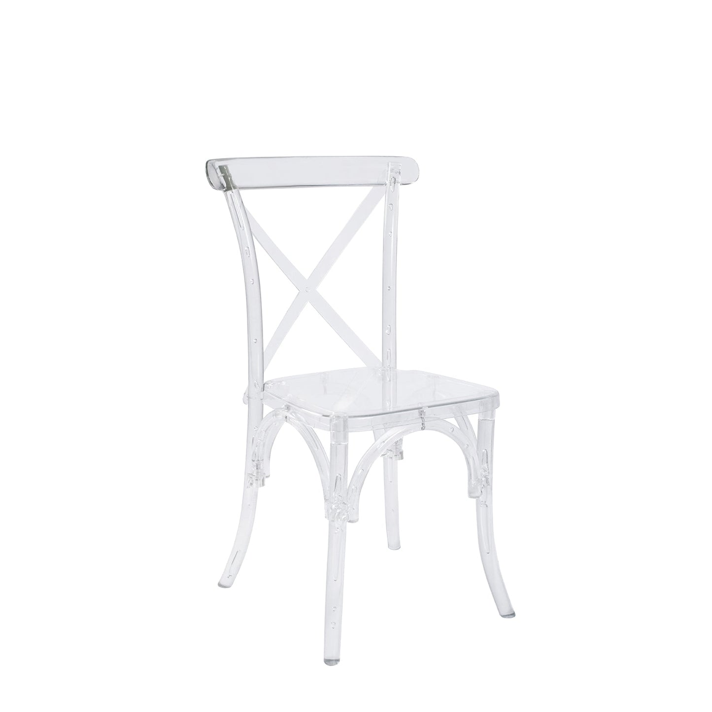 Clear Crossback Chair