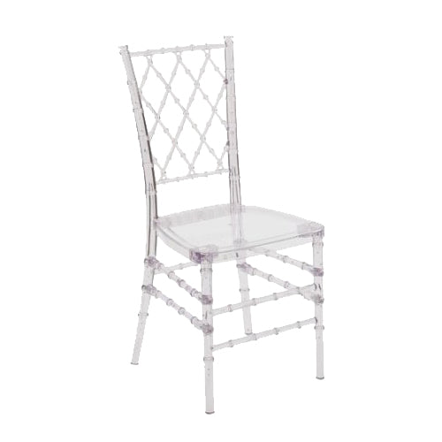 Clear Lattice Chair