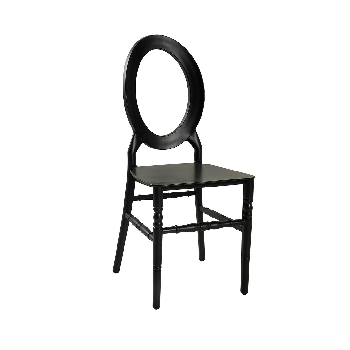 Black Circle Chair