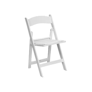 White Resin Chair