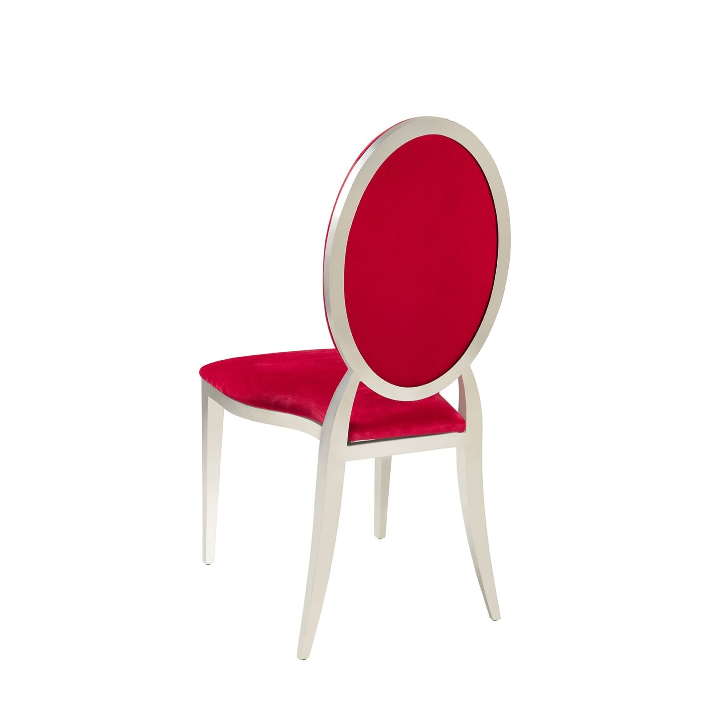 Red Velvet Gold Chair