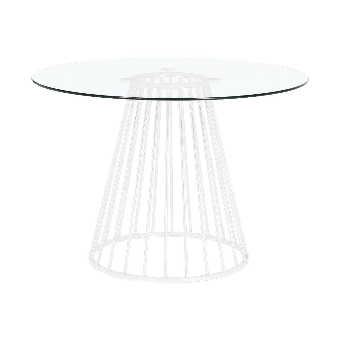 White Dining Telescope