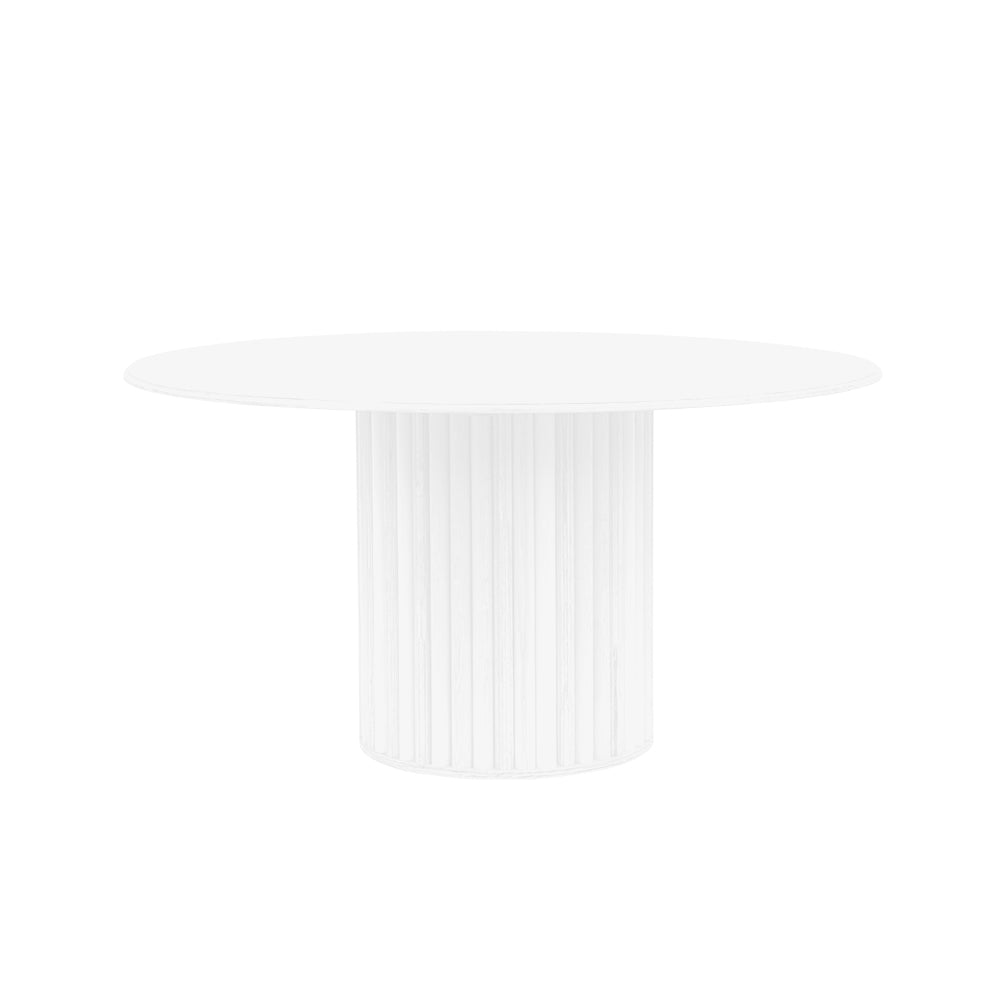 White Tubular Table