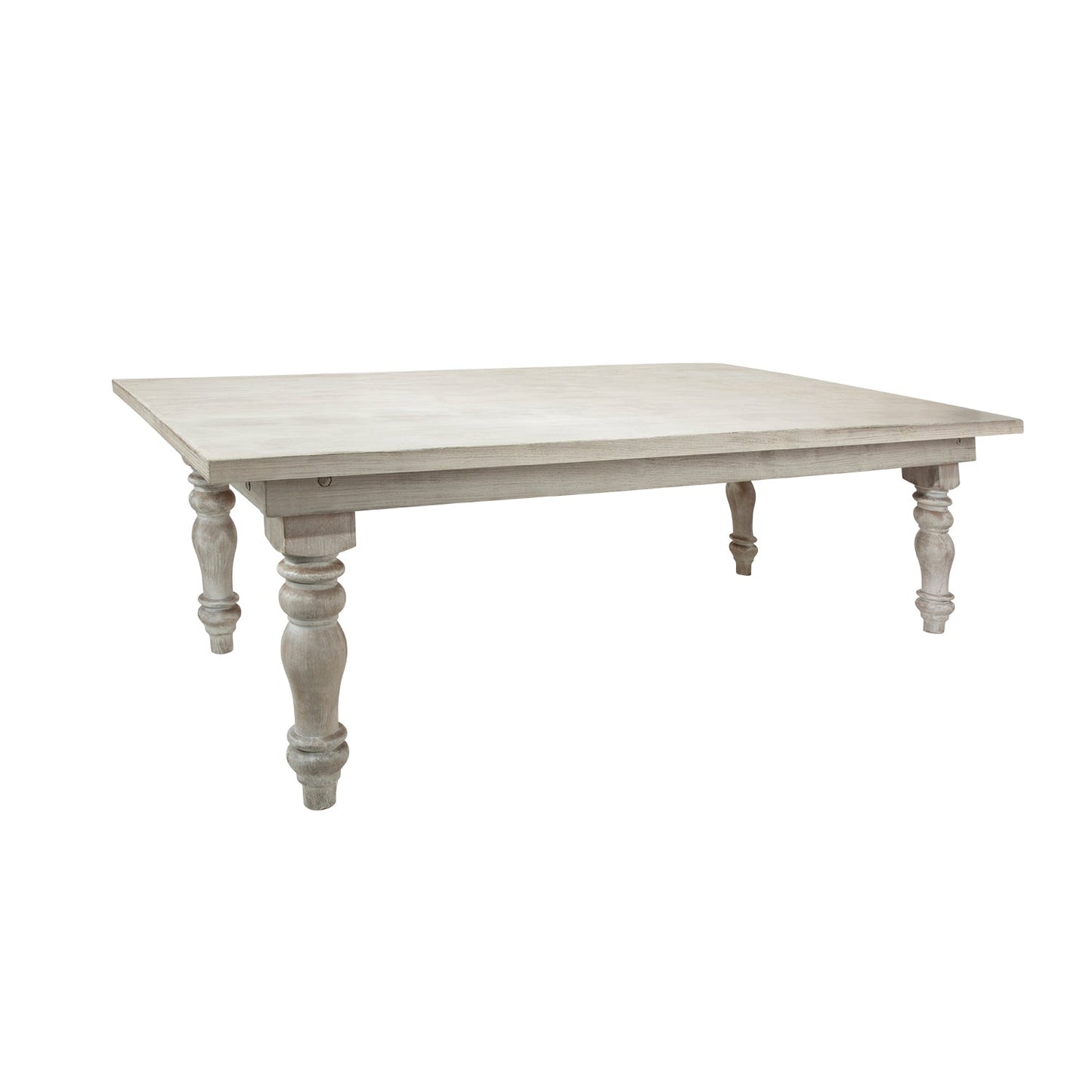 White Wash Dining Table