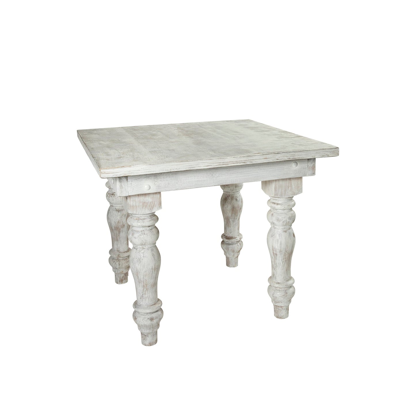 White Wash End Table