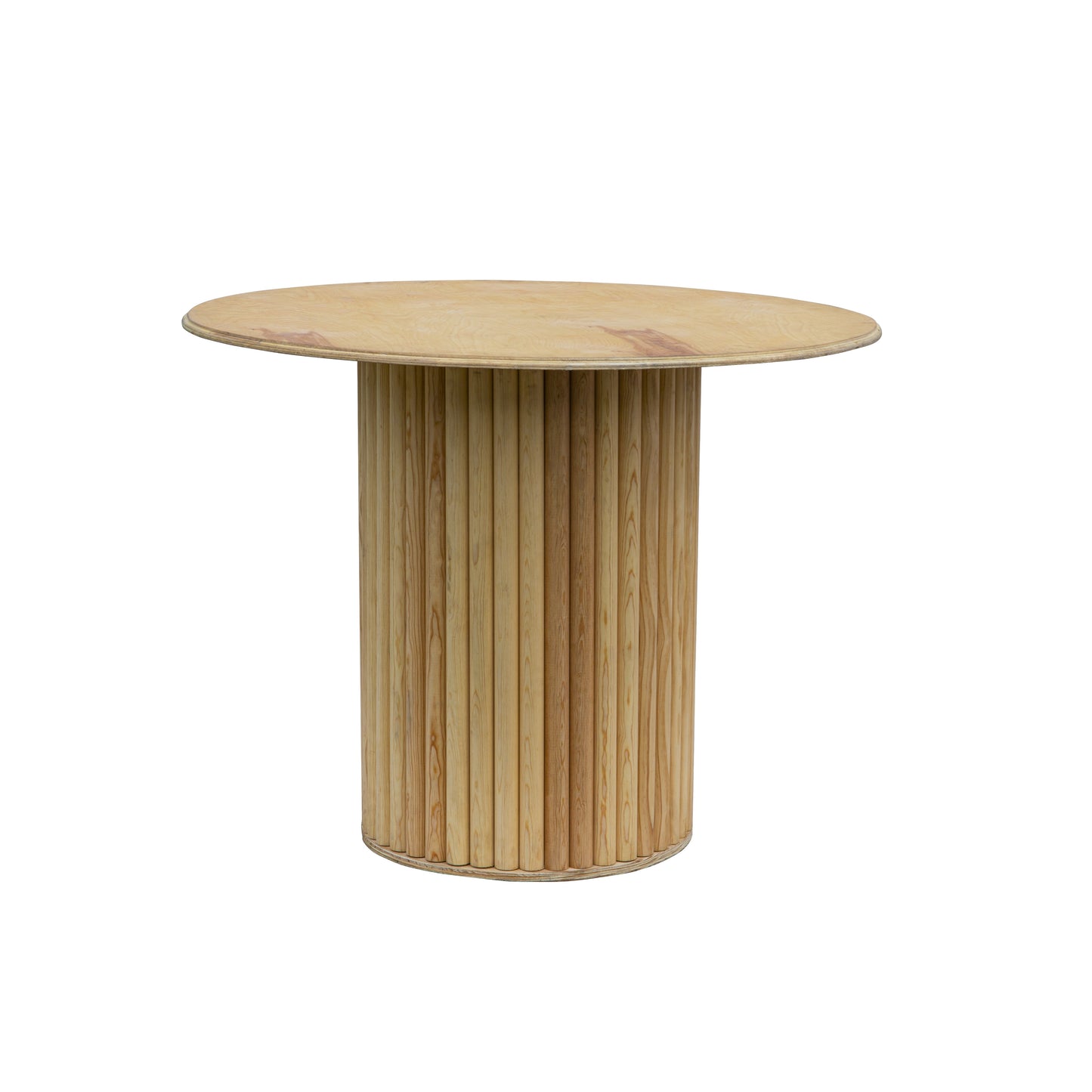 Wood Tubular Table Tall