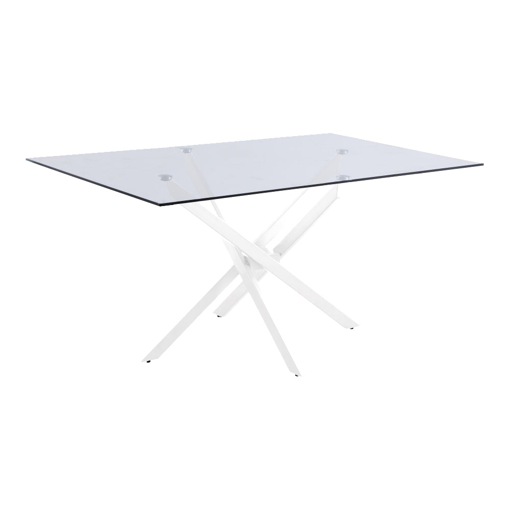 Glass White Table
