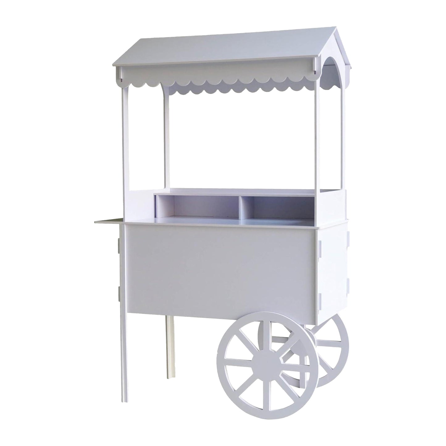 White Wooden Candy Cart