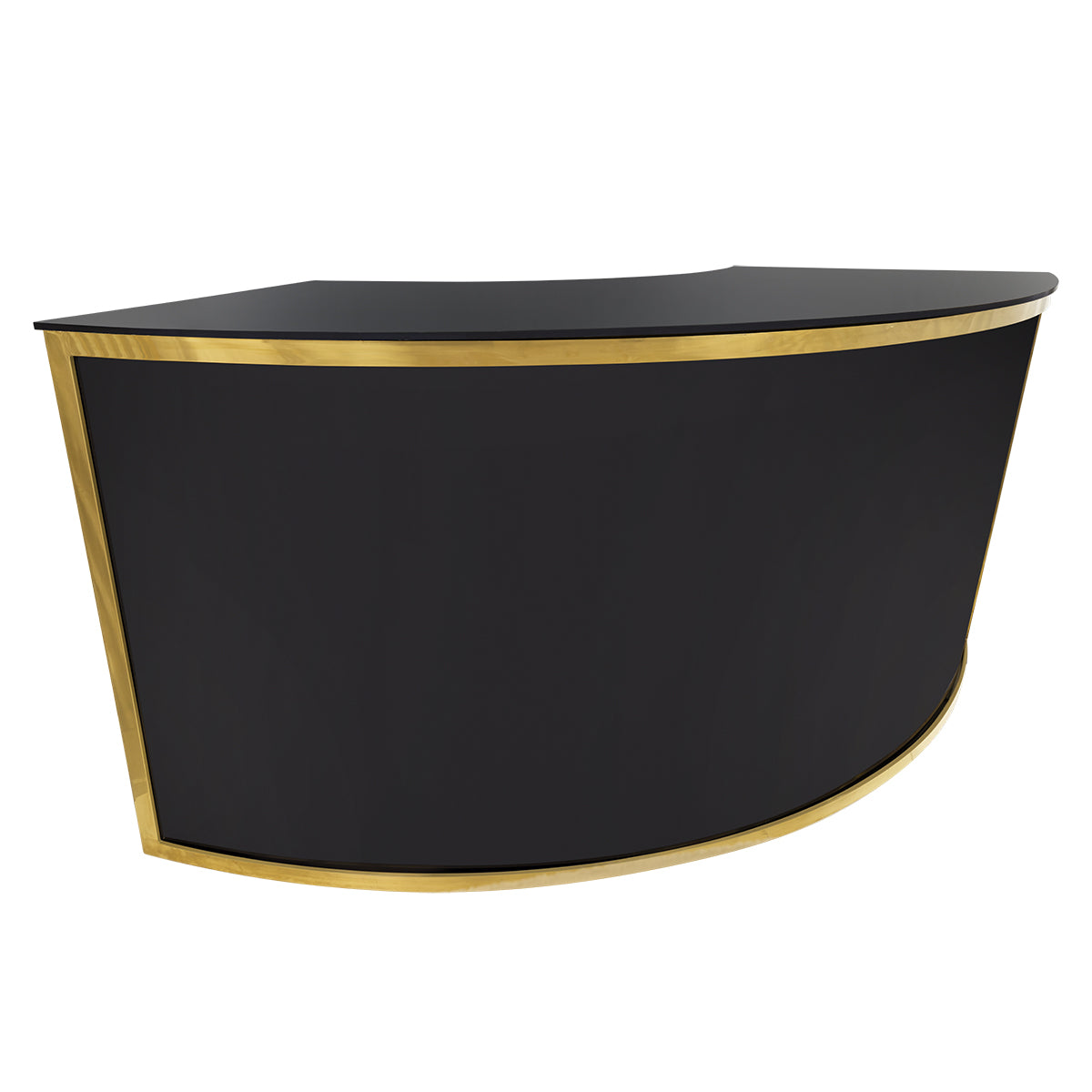 Gold Black Curved Bar
