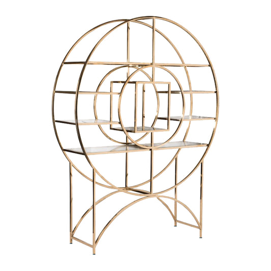 Gold Circle Bookshelf