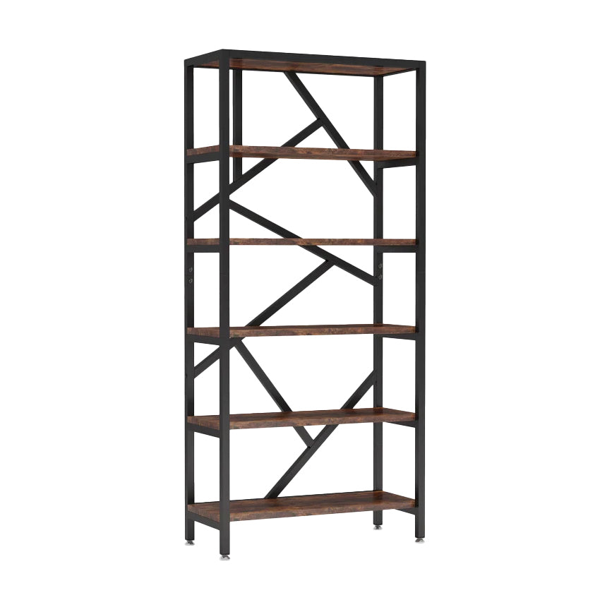 Rustic Geometric Bookshelf