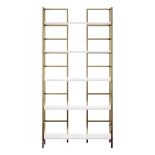 Gold White Bookshelf