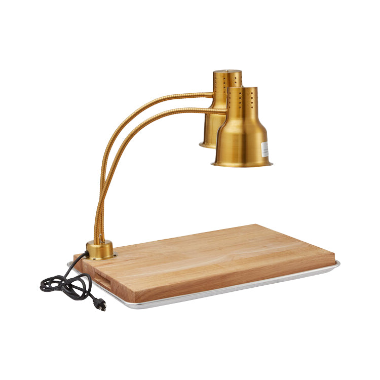 Gold Heat Lamp Carving Station