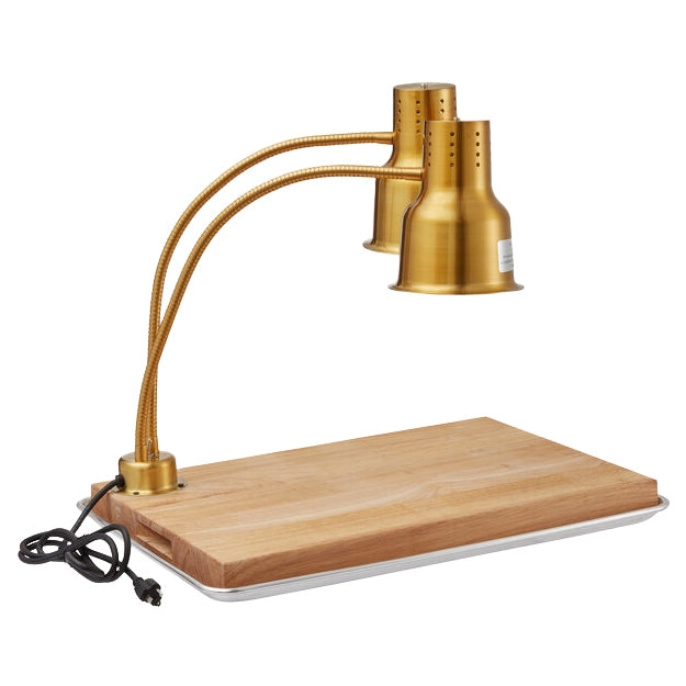 Gold Heat Lamp Carving Station
