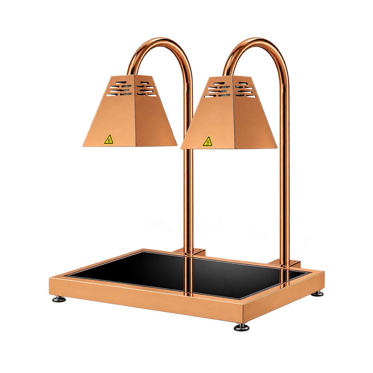 Rose Gold Heat Lamp Carving Station