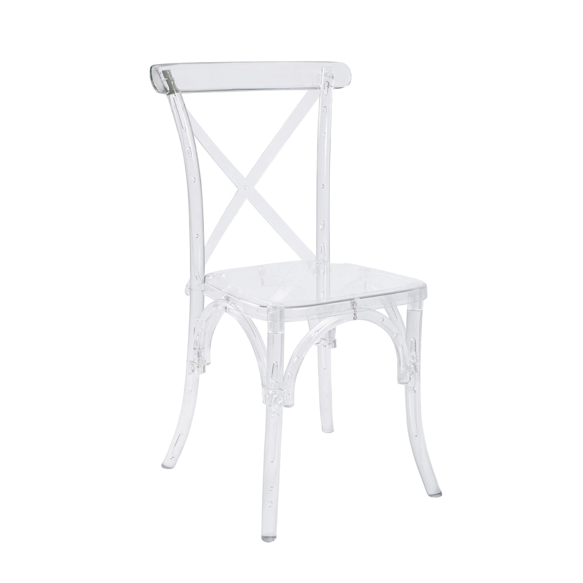Clear Crossback Chair