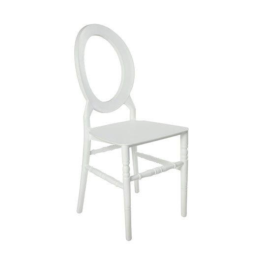 White Circle Chair