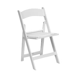 White Resin Chair