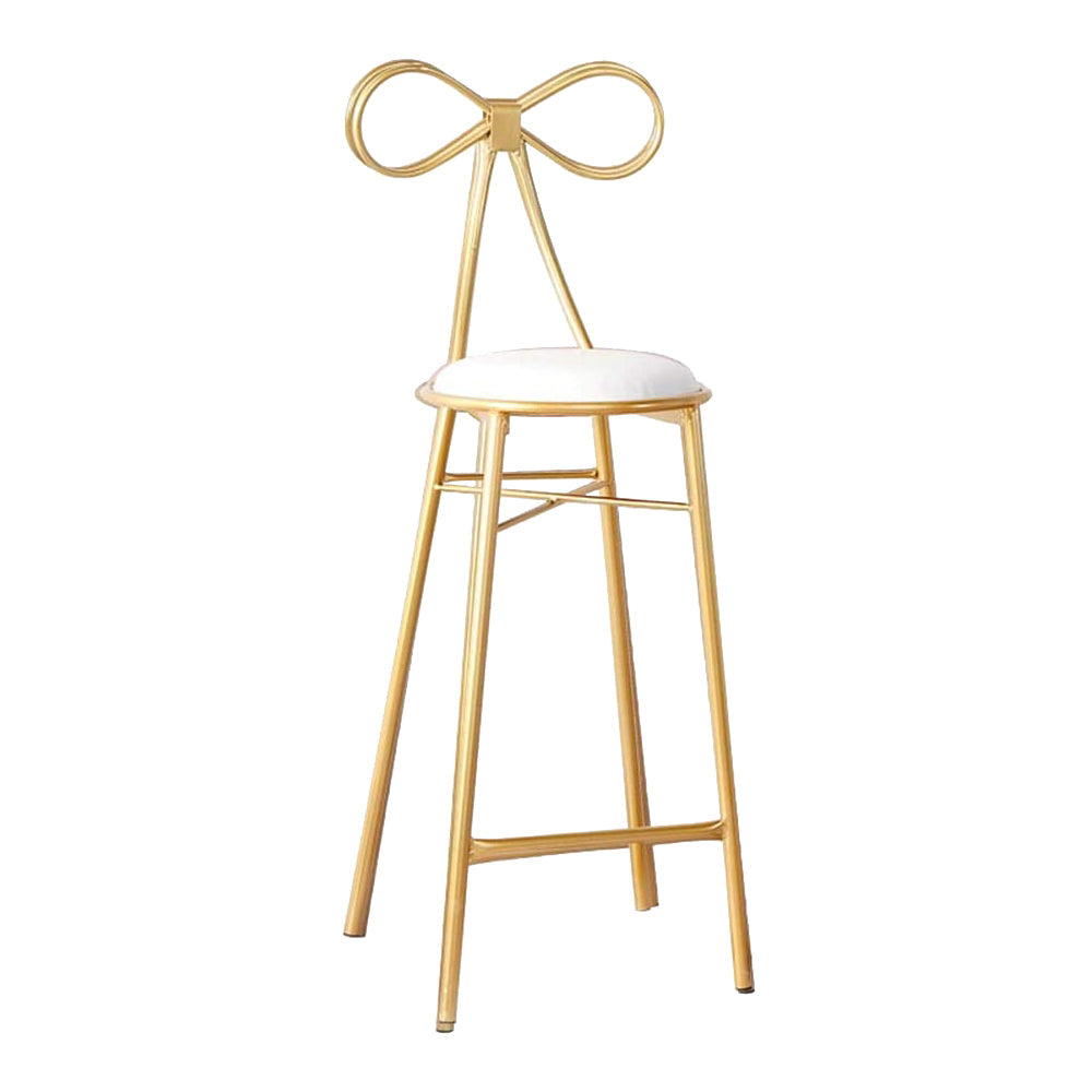 Gold Bow Barstool