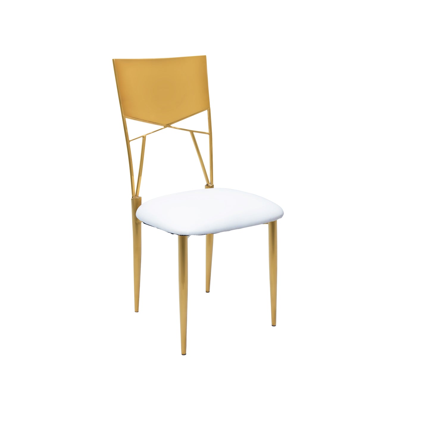 Gold Geometric Chair