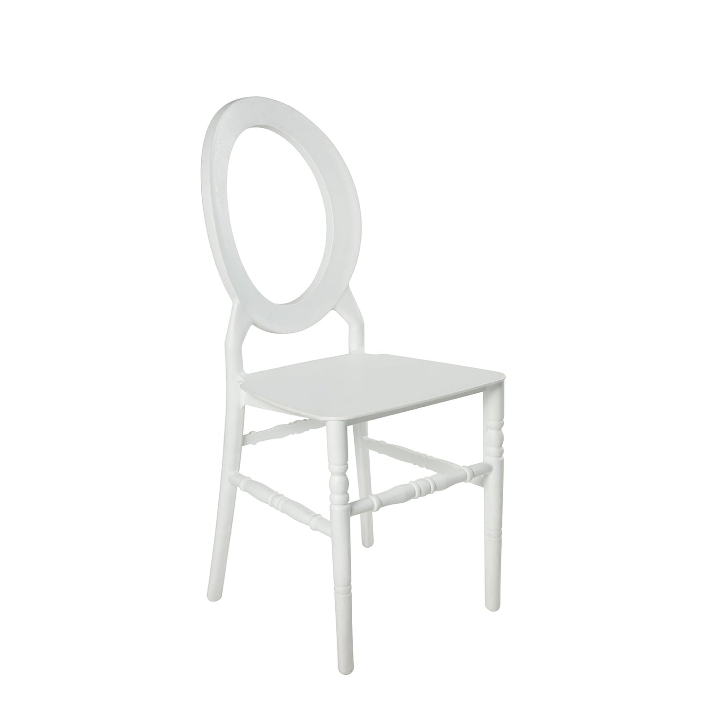 White Circle Chair
