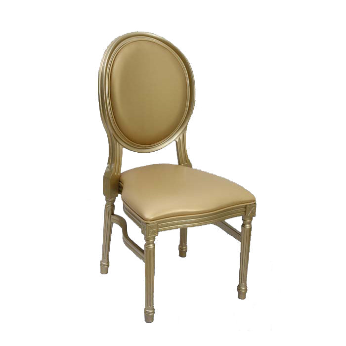 Gold Pop Louis Chair
