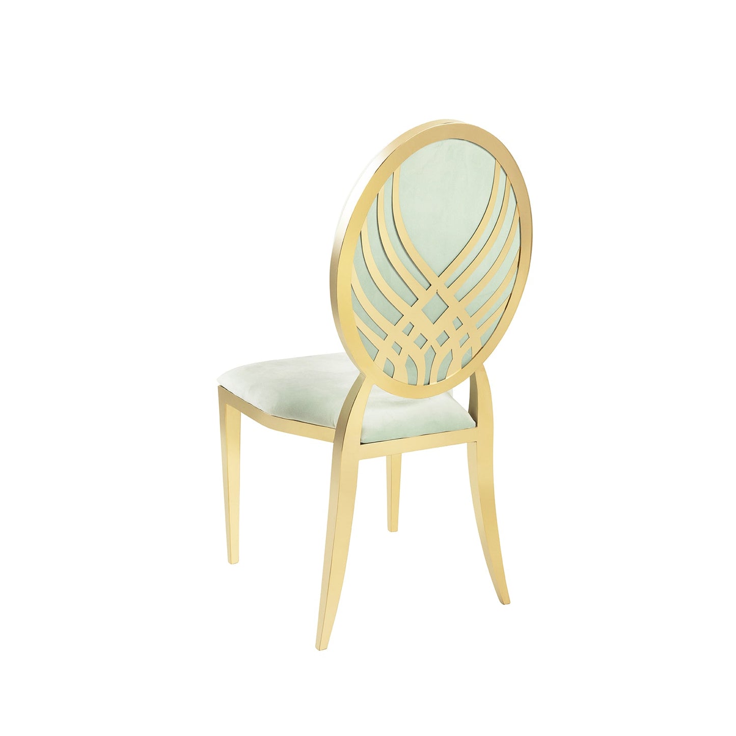 Mint Velvet Gold Moire` Chair