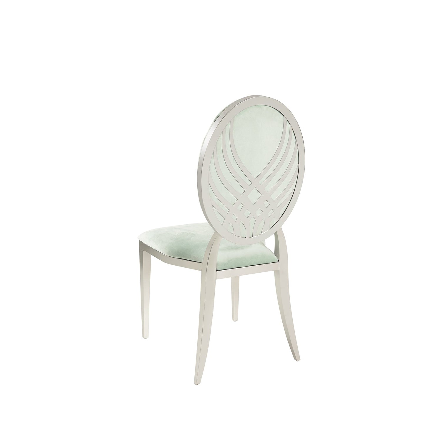 Mint Velvet Silver Moire` Chair