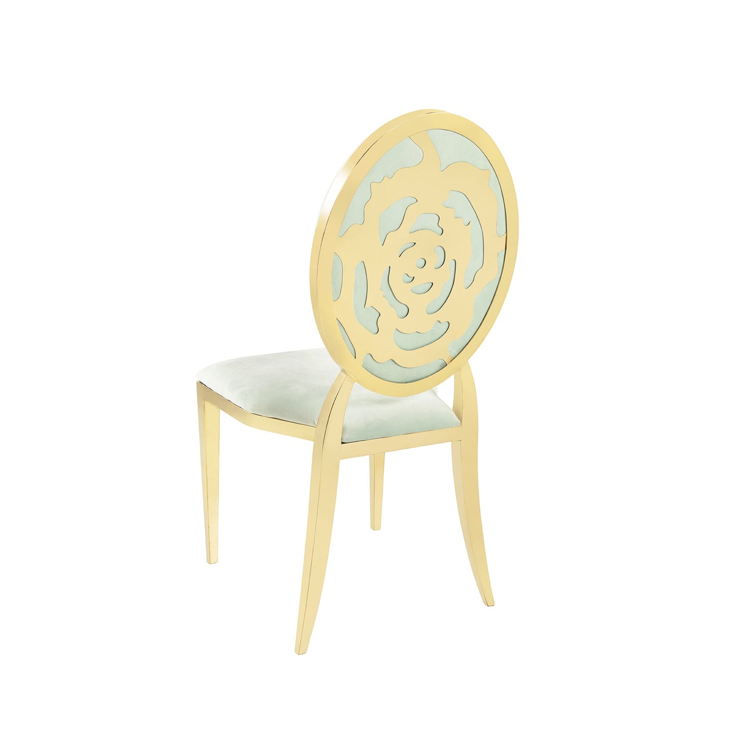 Mint Velvet Gold Rose` Chair