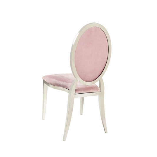 Pink Velvet Gold Chair