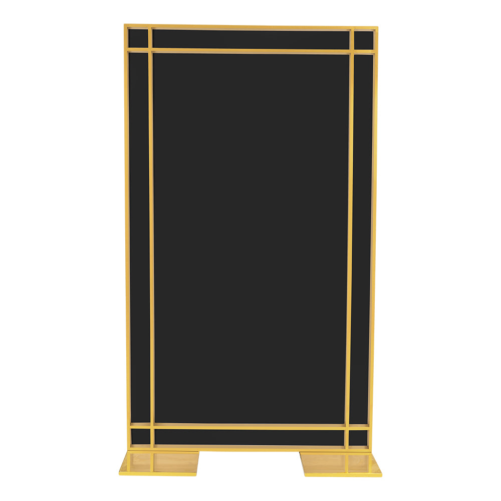 Gold Frame Black Partition