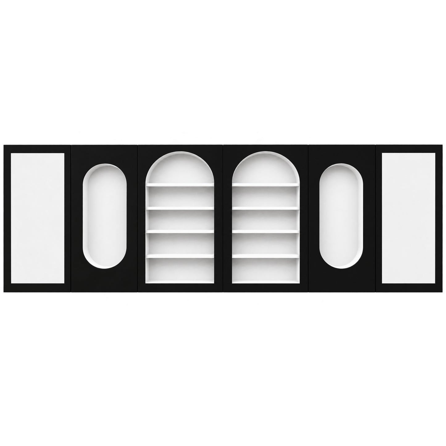 Custom Color Recessed Partition