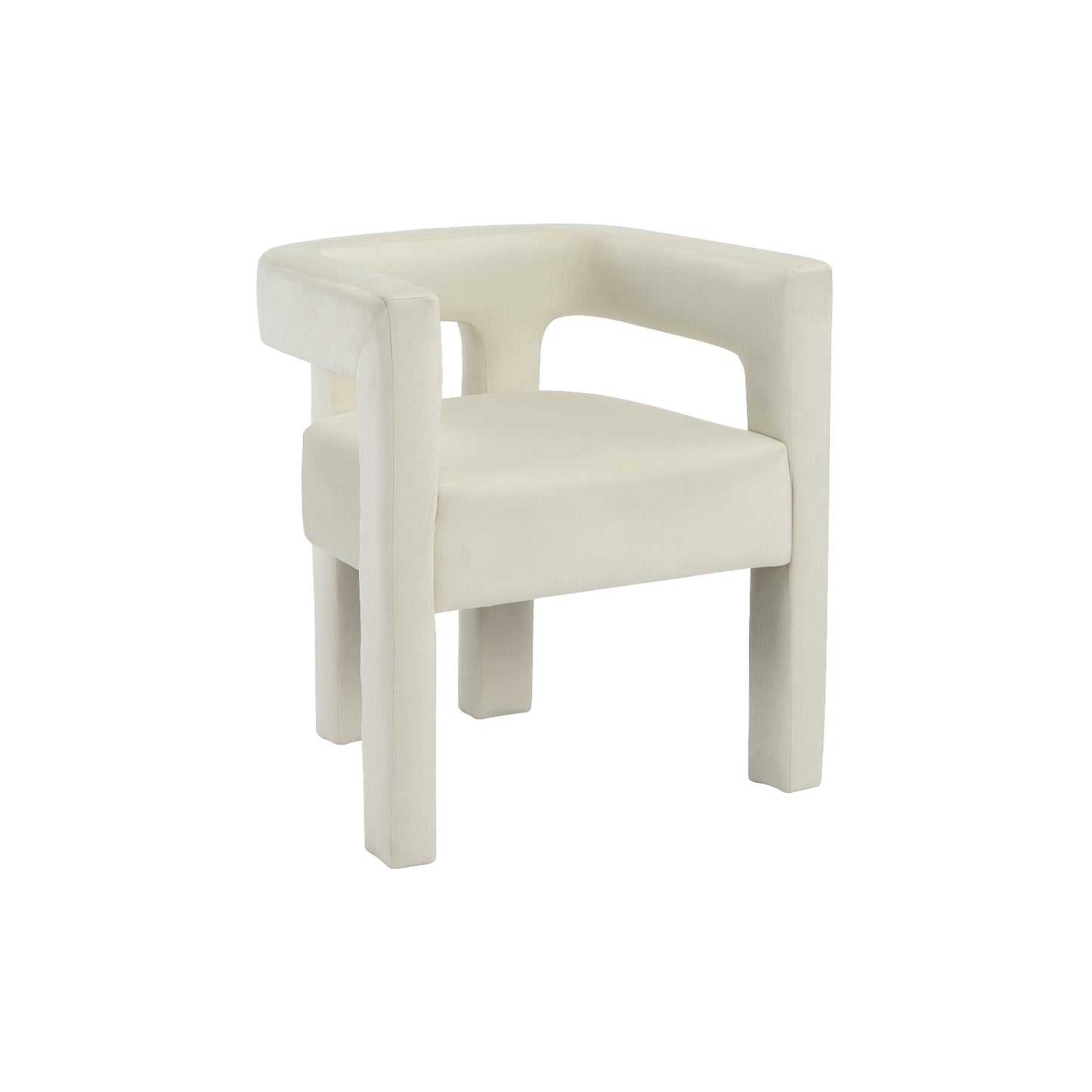 Cream Velvet Chair