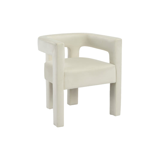 Cream Velvet Chair