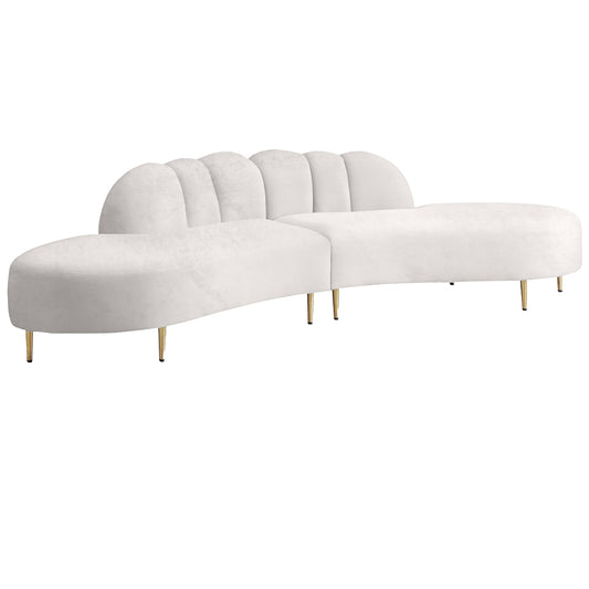 Cream Velvet Divine Sofa
