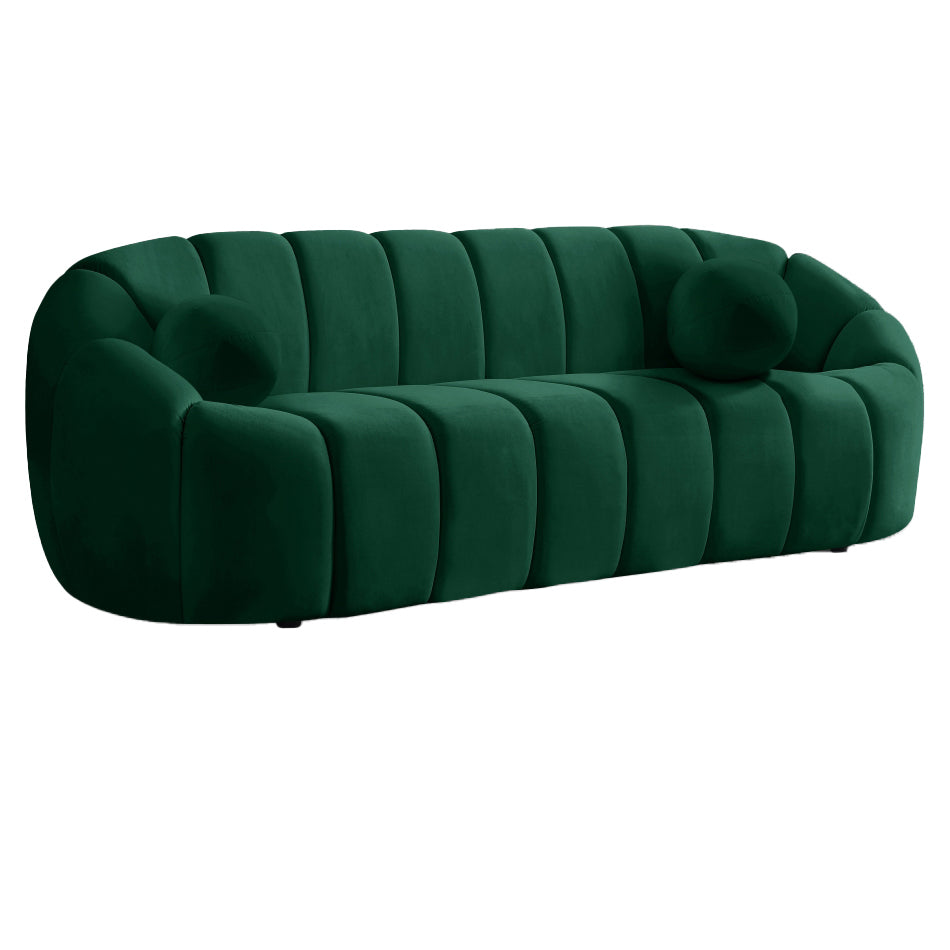 Green Velvet Sofa