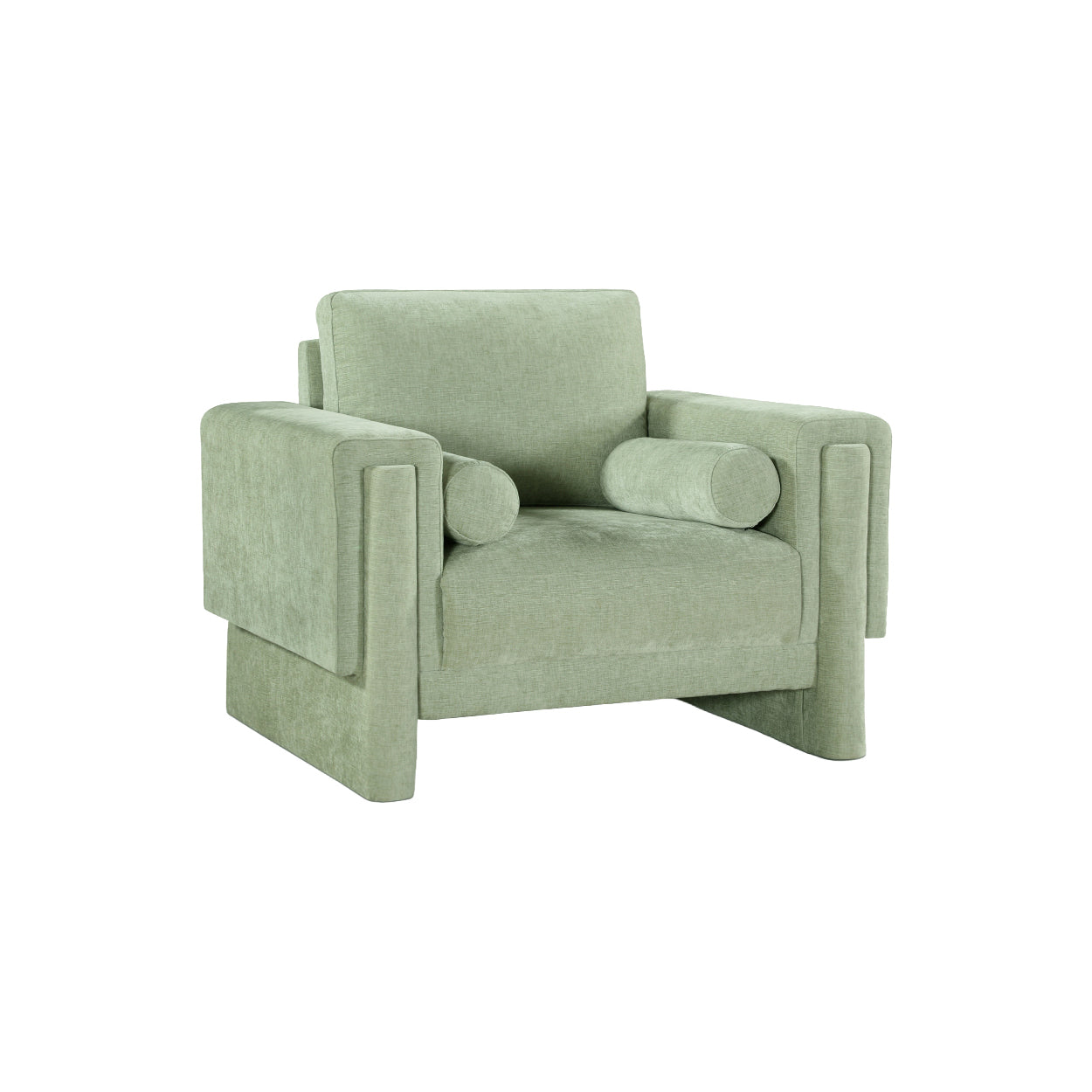 Sage Fabric Lounge Chair