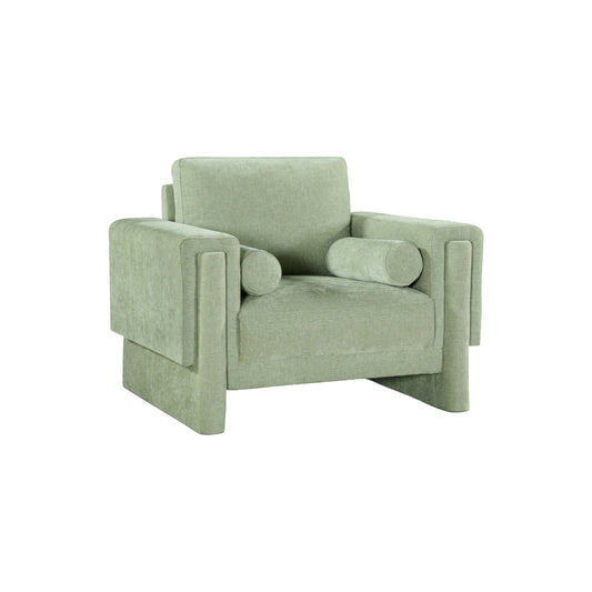Sage Fabric Lounge Chair