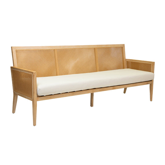 Cane Sofa Bench