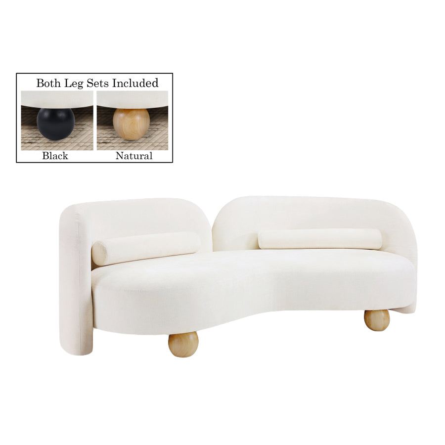 Cream Chanille Daphne Sofa