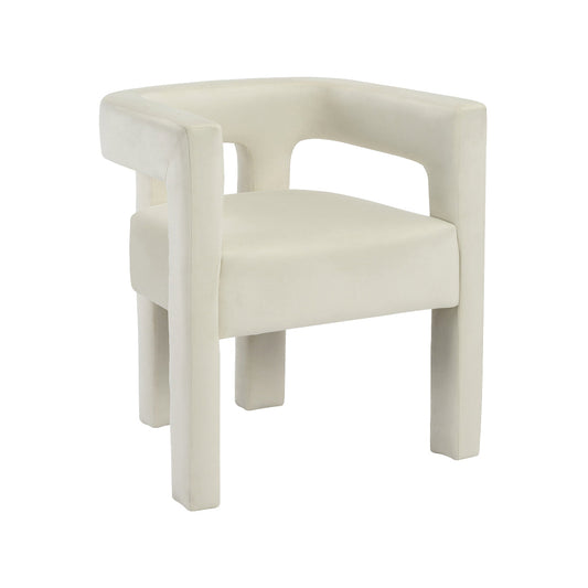 Cream Velvet Chair