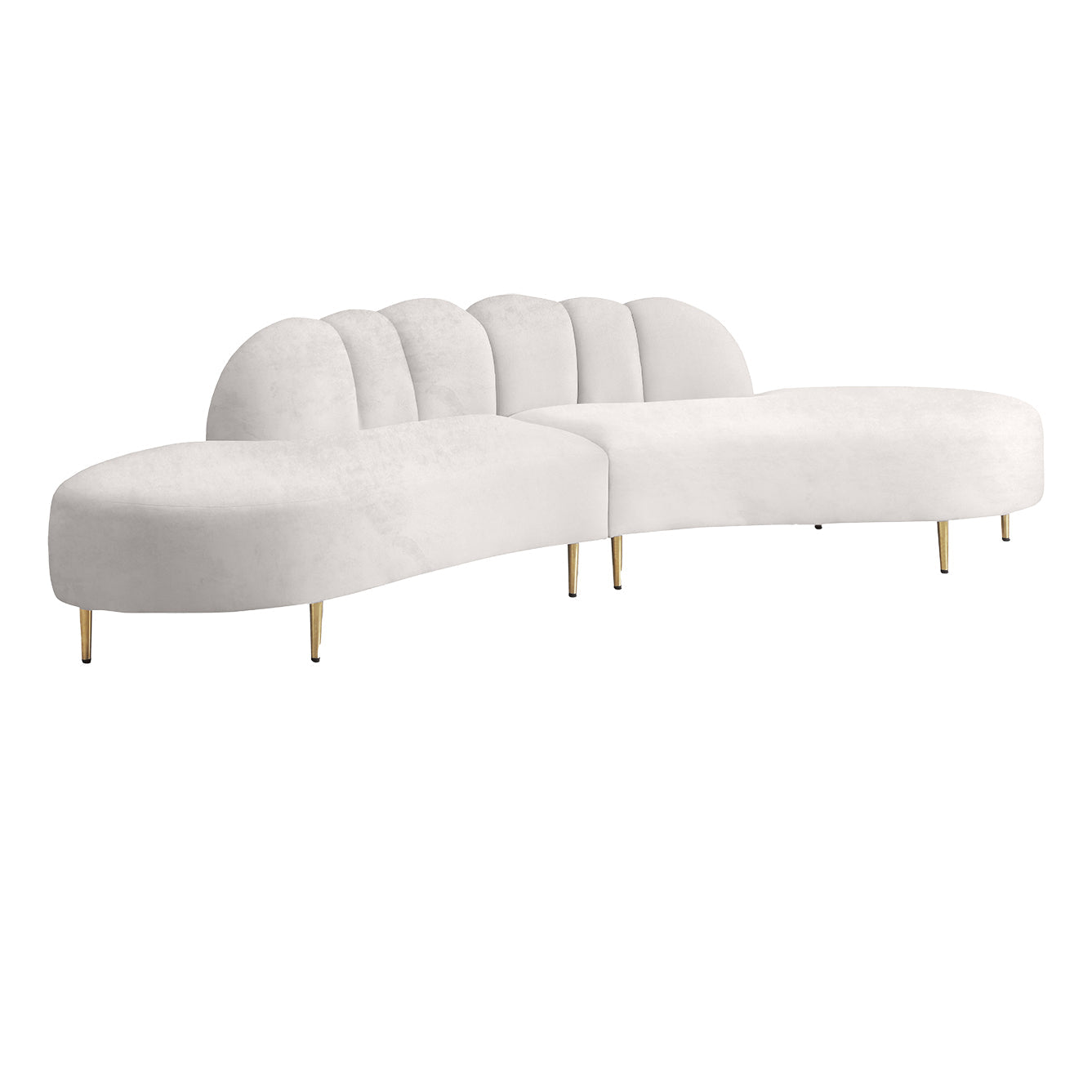 Cream Velvet Divine Sofa
