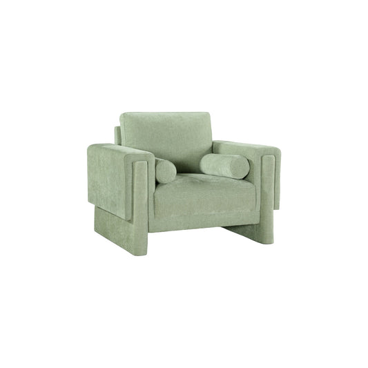 Sage Fabric Lounge Chair