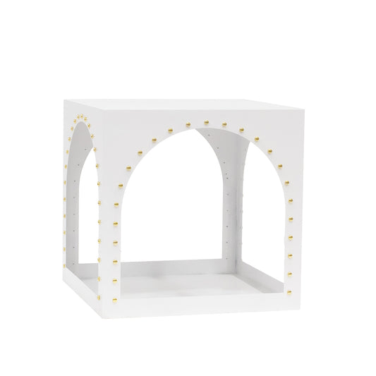 White Nailhead Arch