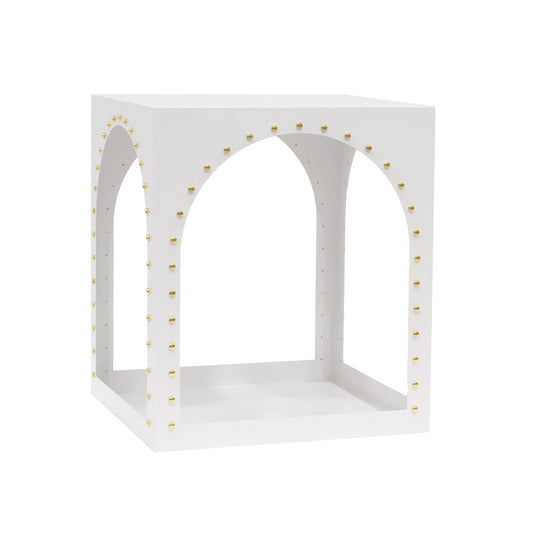 White Nailhead Arch