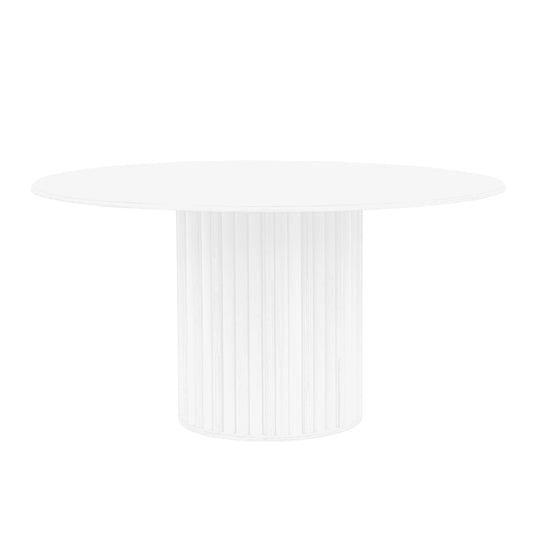 White Tubular Table