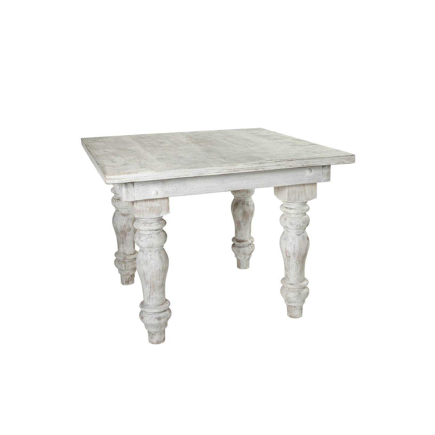 White Wash End Table