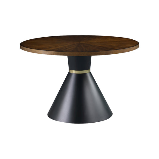Wood/Black Table